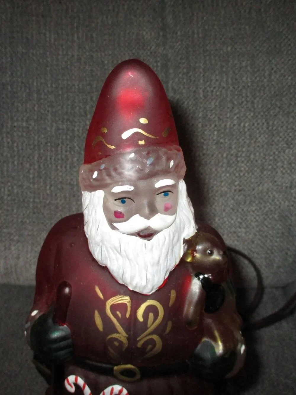 Old World Christmas Santa Light Father Christmas with Toys